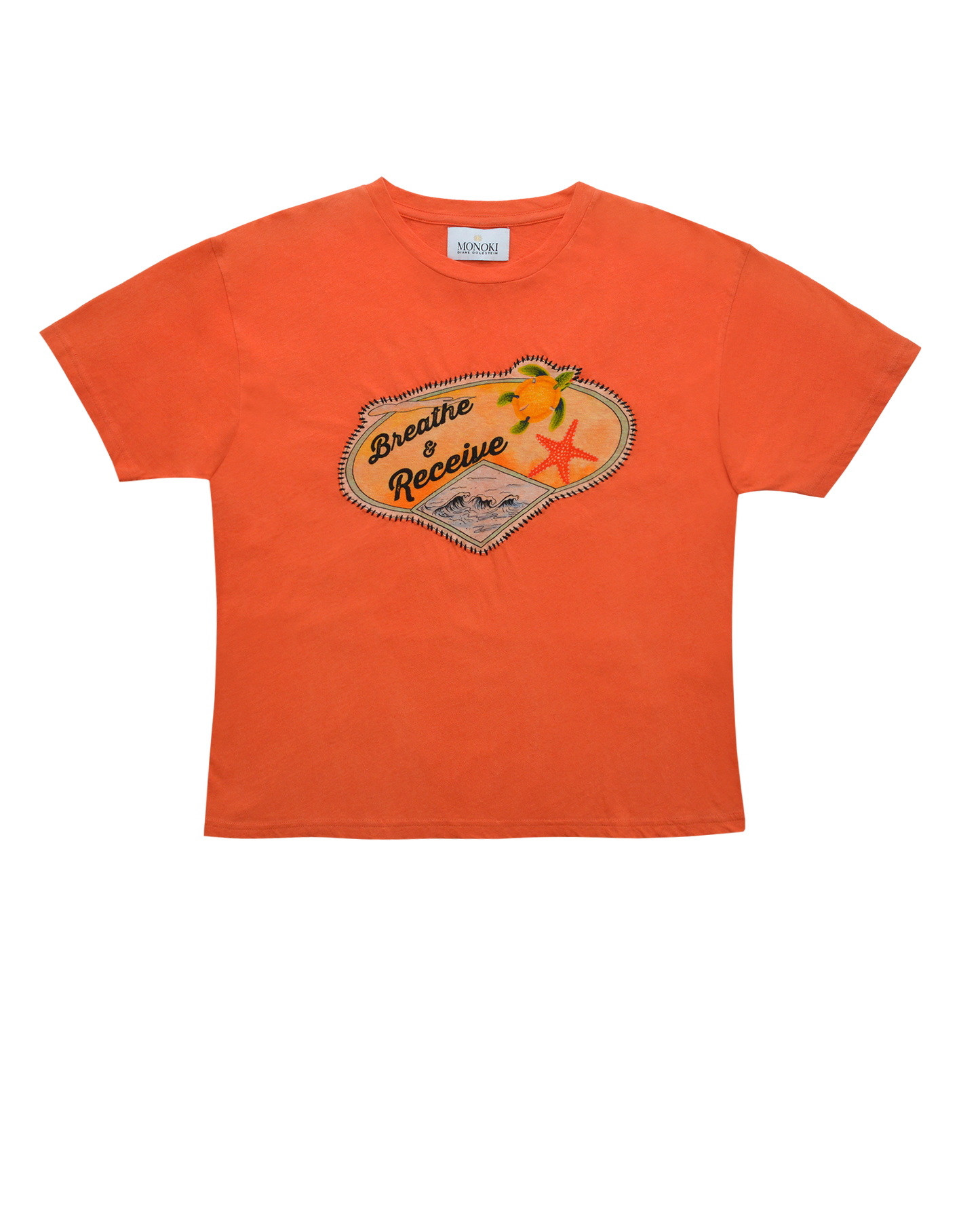 ⁠⁠BREATHE TEE – ORANGE
