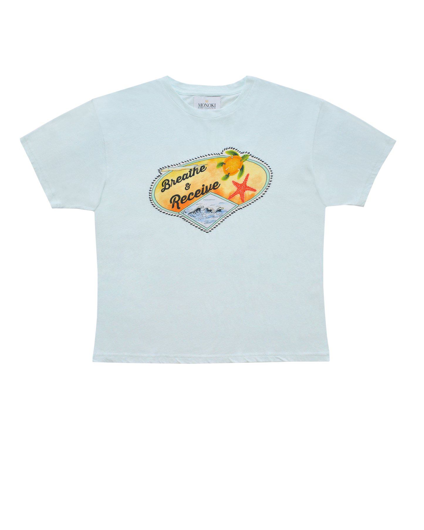 ⁠⁠BREATHE TEE – LIGHT BLUE