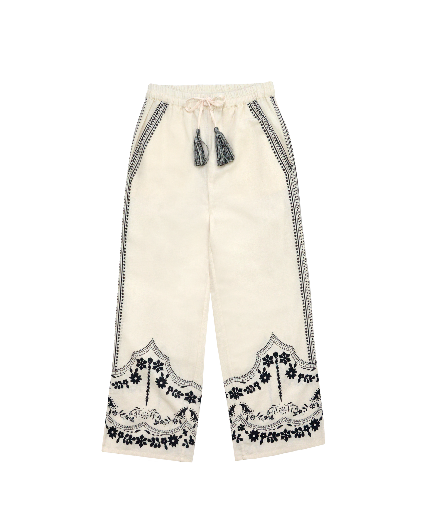 PARROT PANTS - WHITE