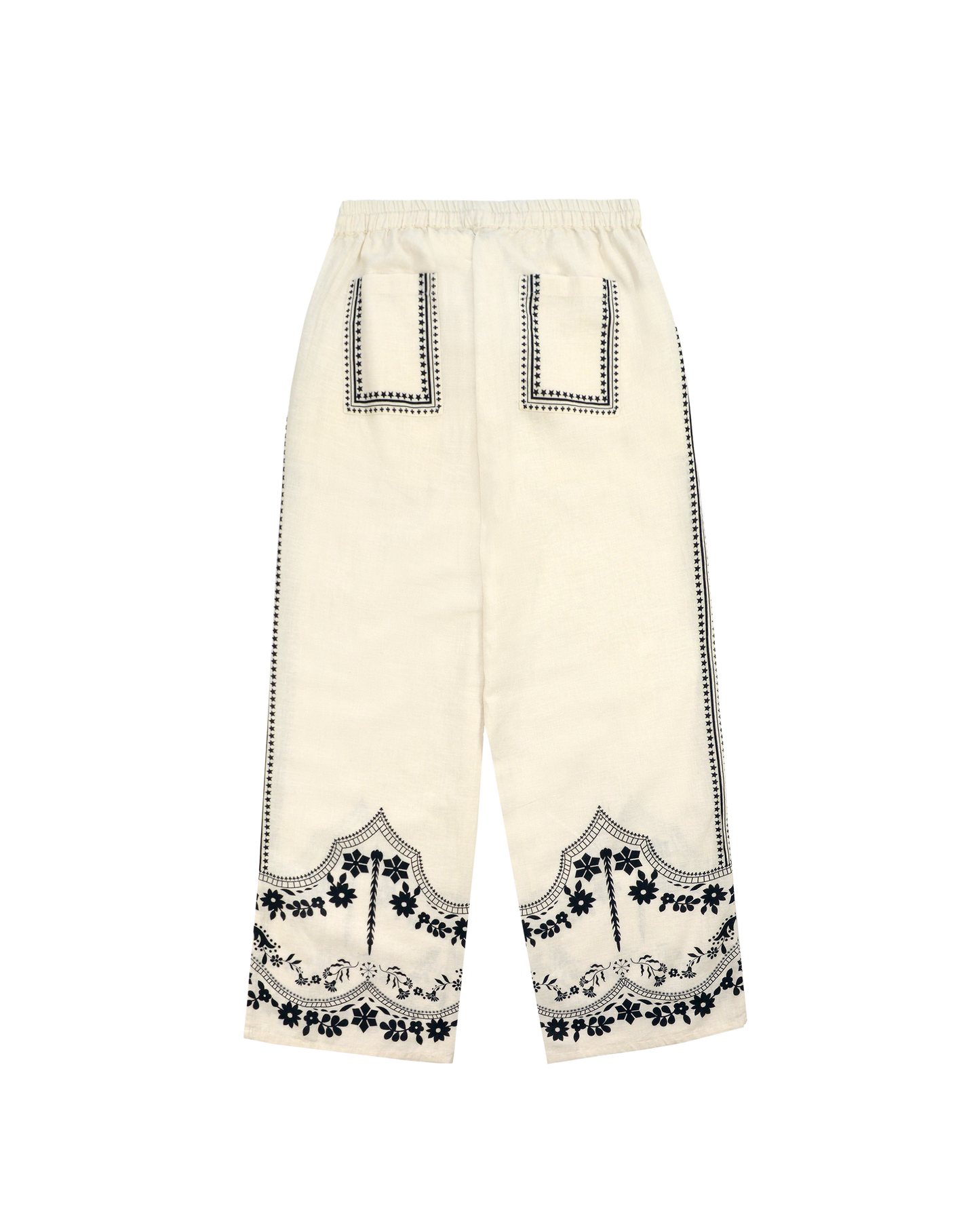 PARROT PANTS - WHITE