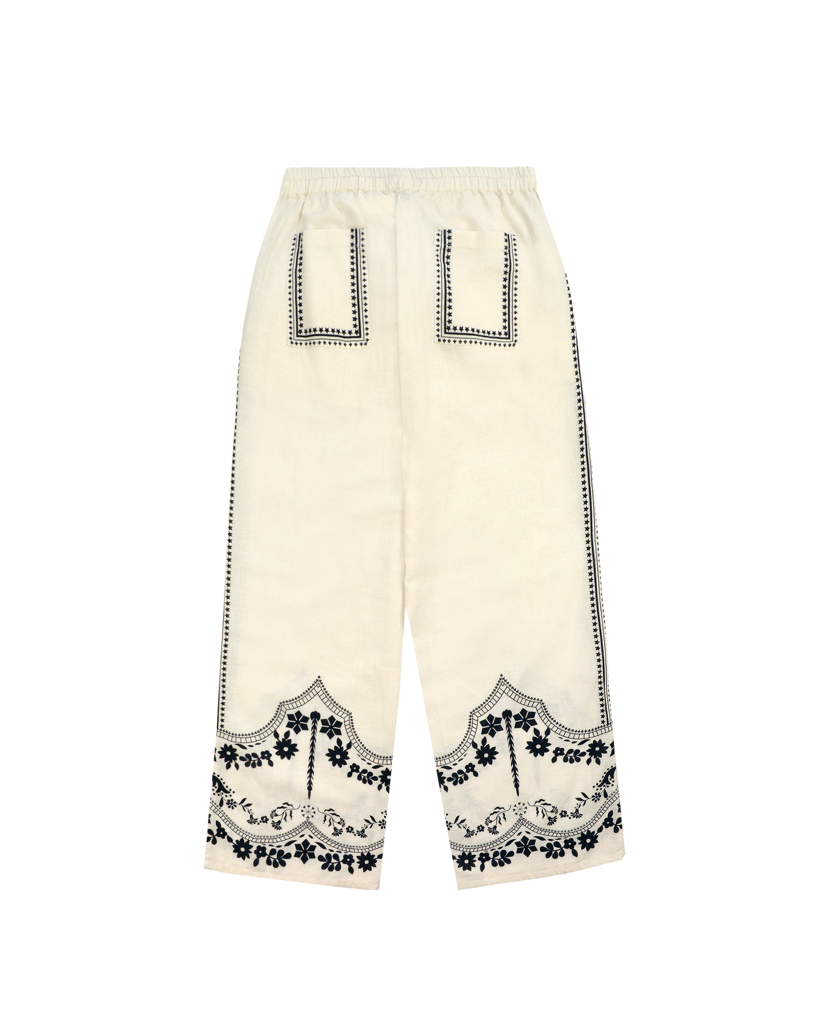 PARROT PANTS - WHITE