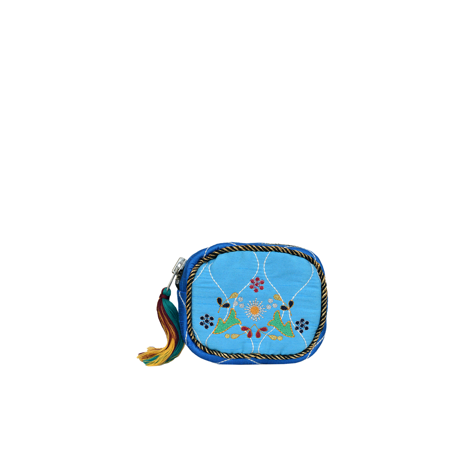 SQUARE POUCH - LIGHT BLUE
