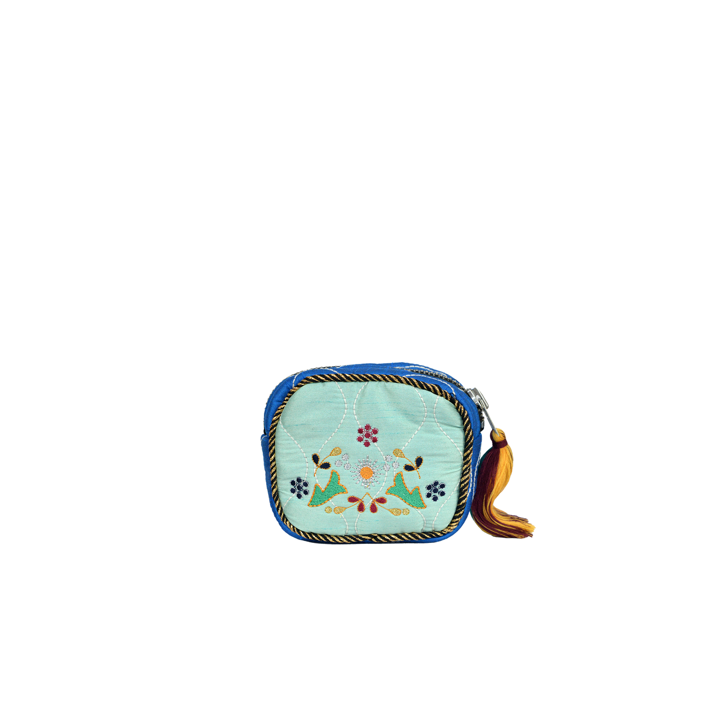 SQUARE POUCH - LIGHT BLUE