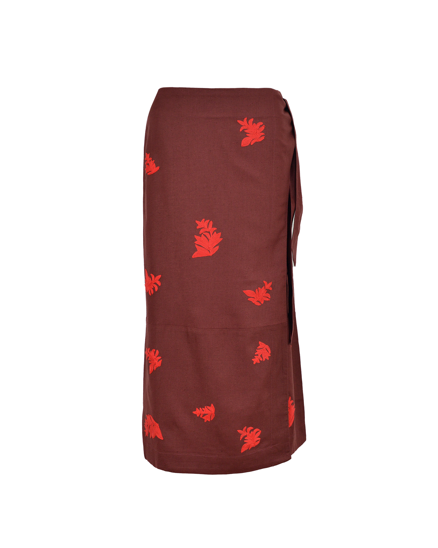 MACHA SKIRT - BURGUNDY