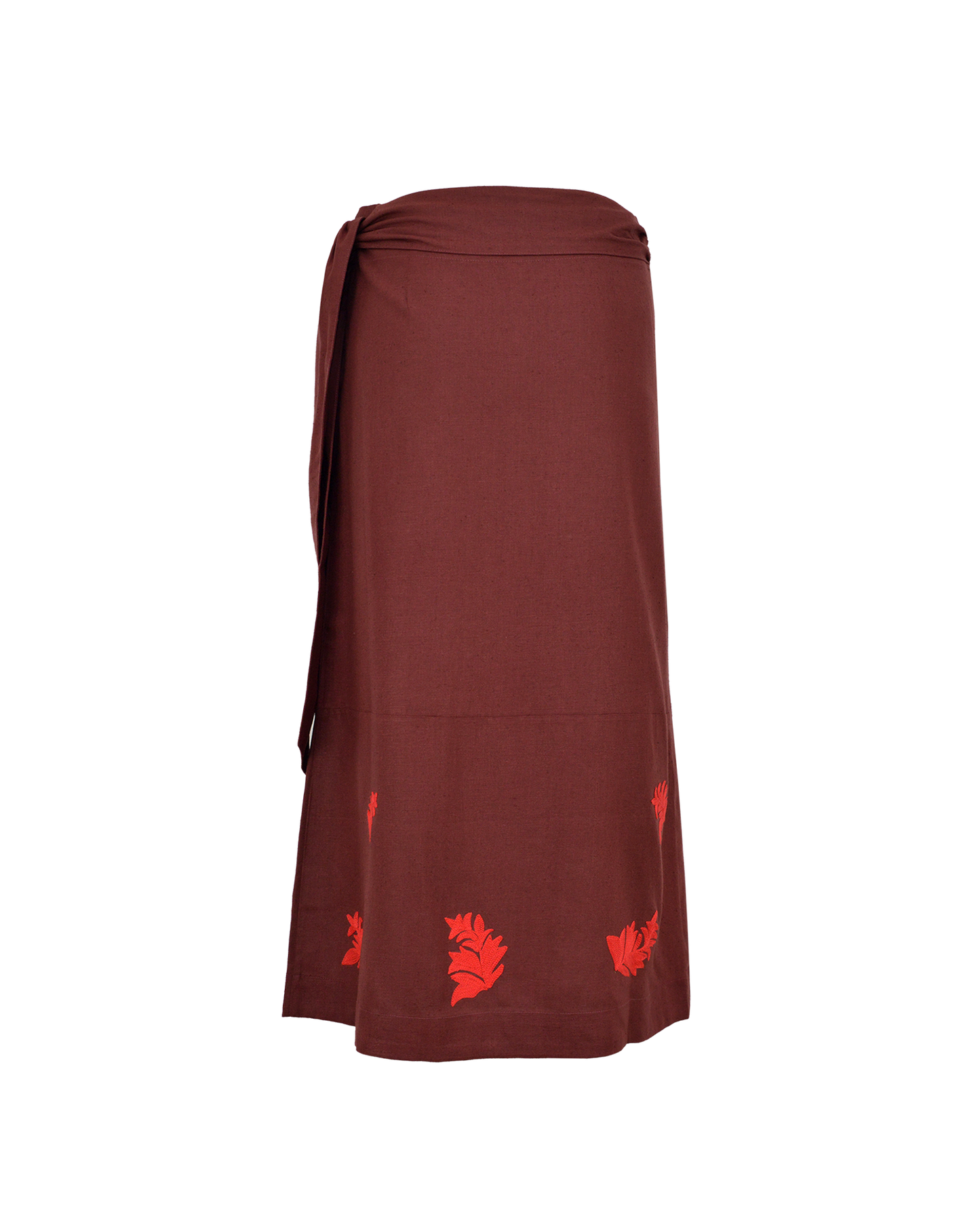 MACHA SKIRT - BURGUNDY
