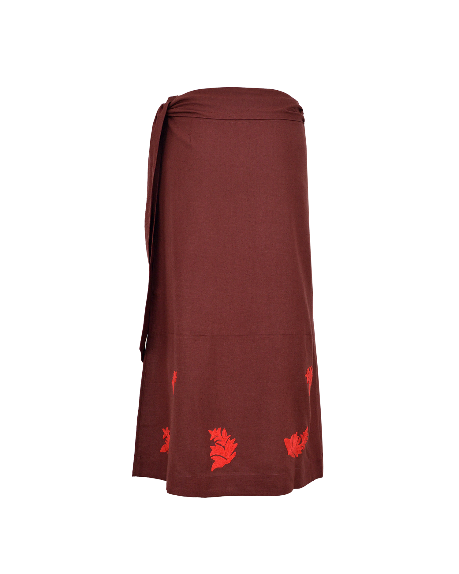 MACHA SKIRT - BURGUNDY