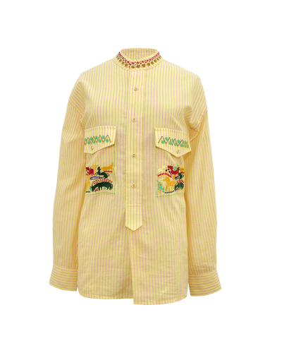 EMPOWER SHIRT  - YELLOW STRIPE