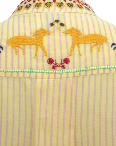 EMPOWER SHIRT  - YELLOW STRIPE