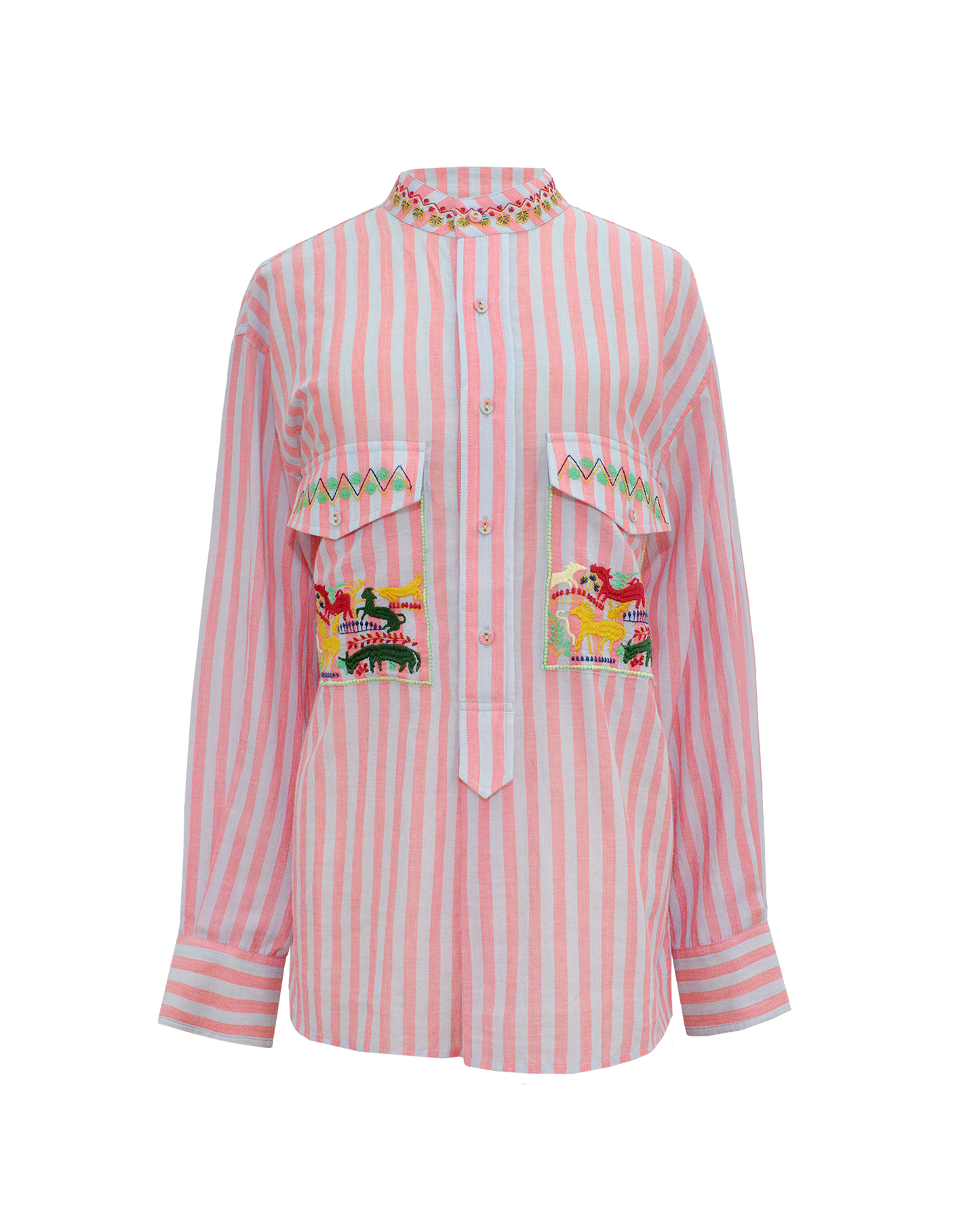 EMPOWER SHIRT  - PINK STRIPES