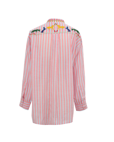 EMPOWER SHIRT  - PINK STRIPES