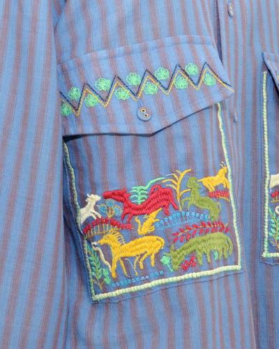 EMPOWER SHIRT  - BLUE STRIPES