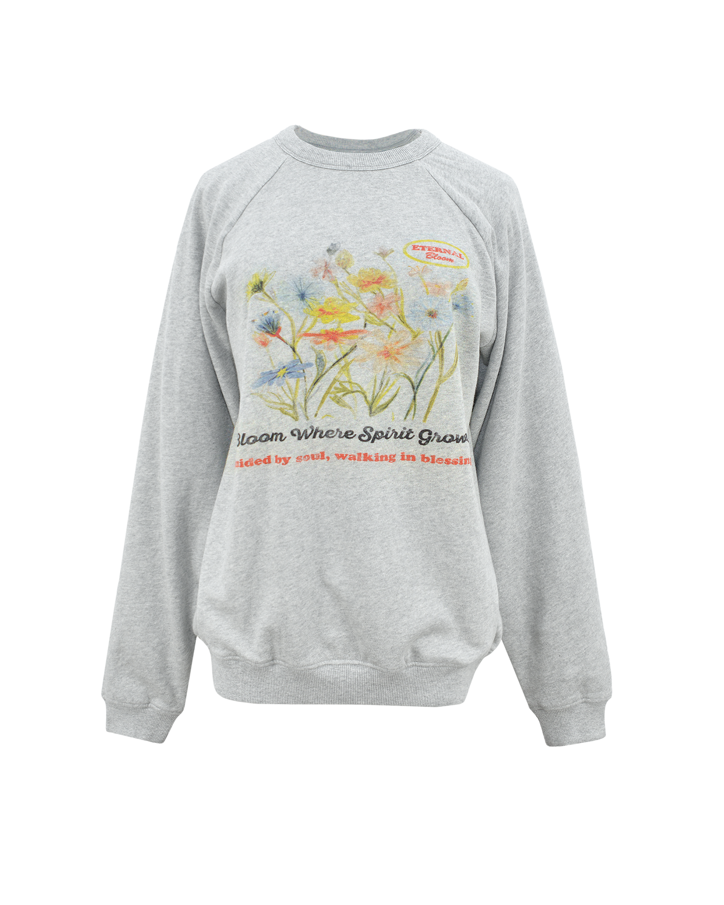 ETERNAL BLOOM SWEATSHIRT - GREY