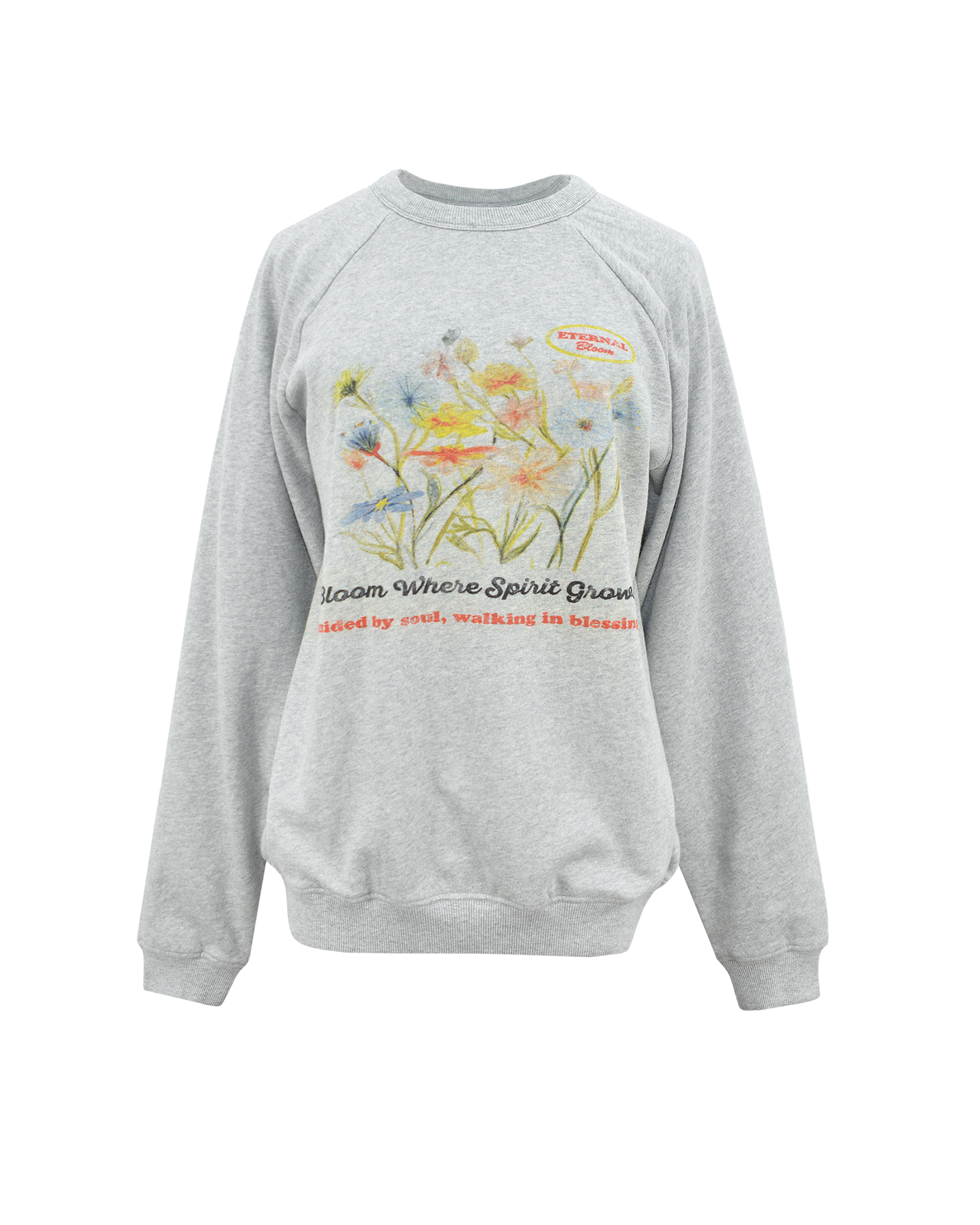 ETERNAL BLOOM SWEATSHIRT - GREY