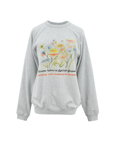ETERNAL BLOOM SWEATSHIRT - GREY