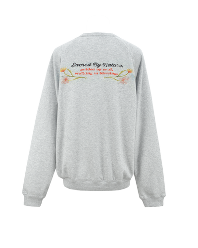 ETERNAL BLOOM SWEATSHIRT - GREY
