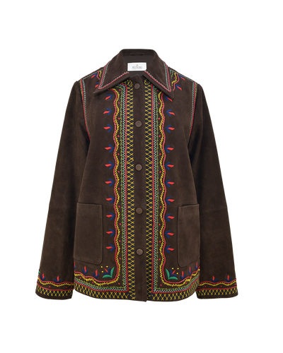 VOLGA JACKET - BROWN