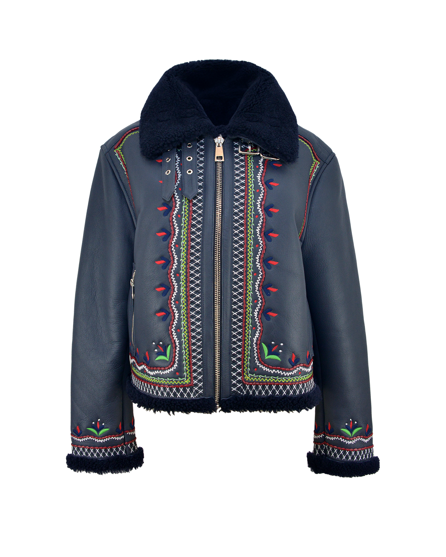 MAVERICK SHORT JACKET - NAVY