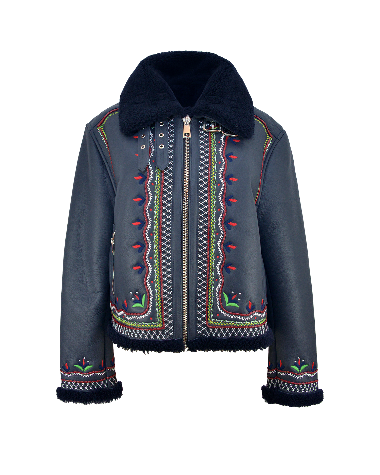 MAVERICK SHORT JACKET - NAVY