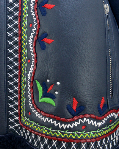 MAVERICK SHORT JACKET - NAVY