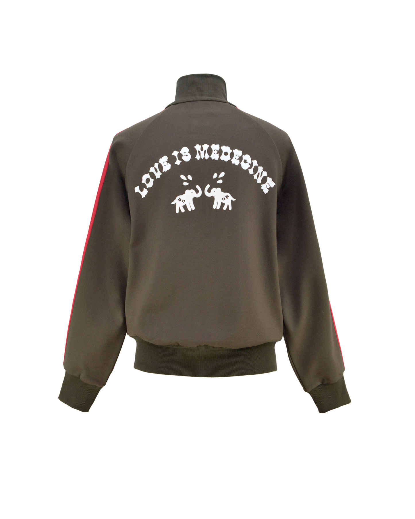 TRACK JACKET - OLIVE GREEN