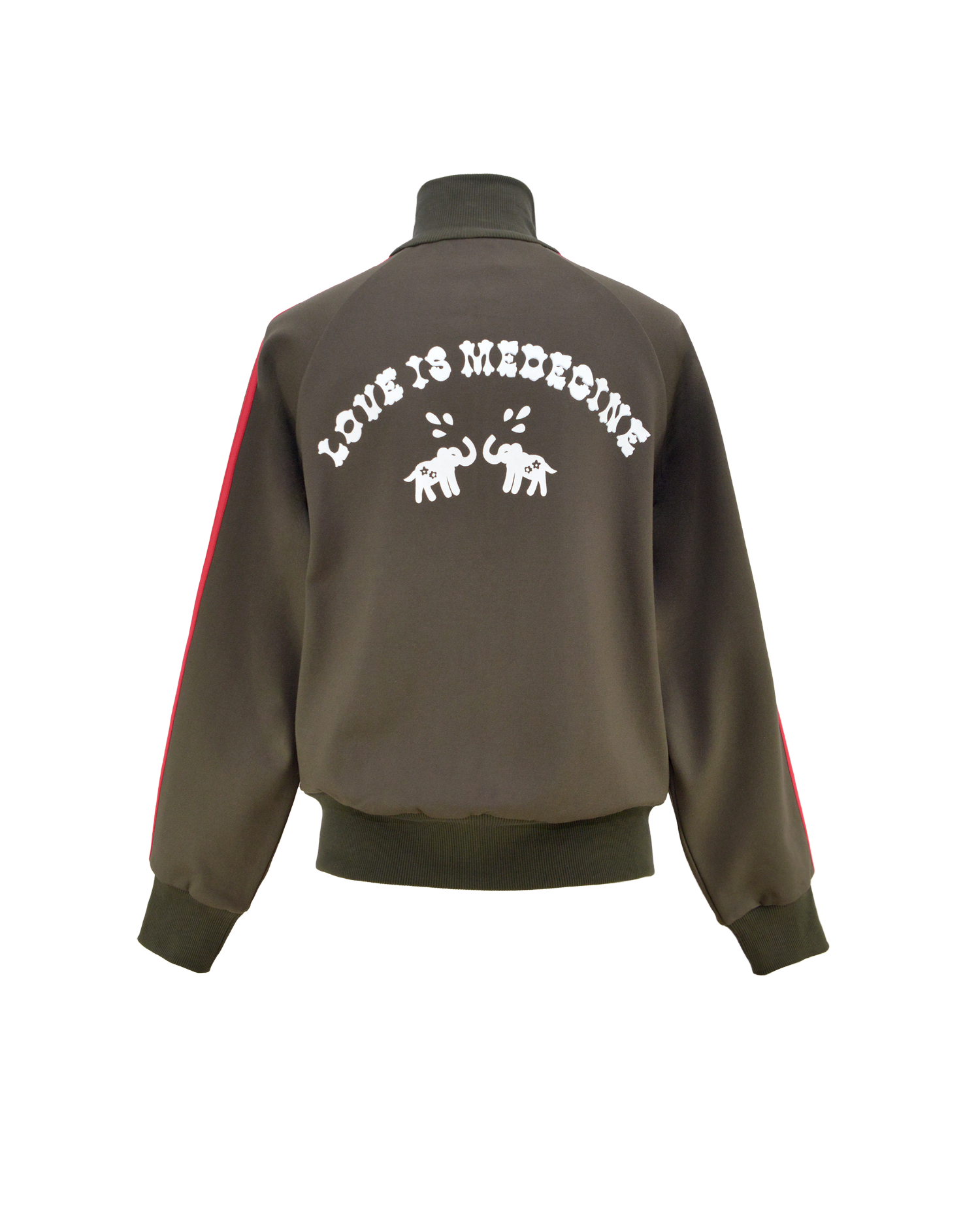 TRACK JACKET - OLIVE GREEN