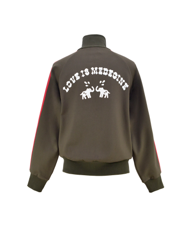 TRACK JACKET - OLIVE GREEN