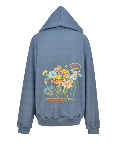 ETERNAL BLOOM HOODIE - BLUE