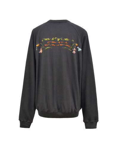 ETERNAL BLOOM SWEATSHIRT - DARK GREY