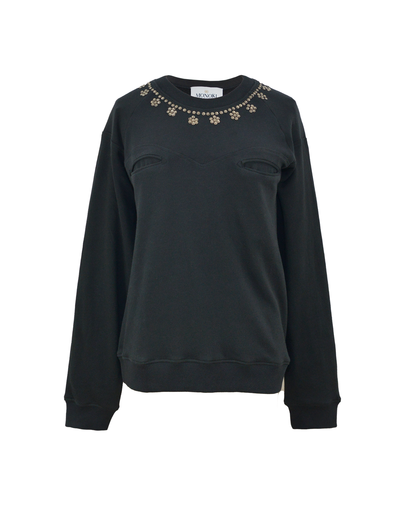 SNAP SWEATSHIRT - DARK GREY