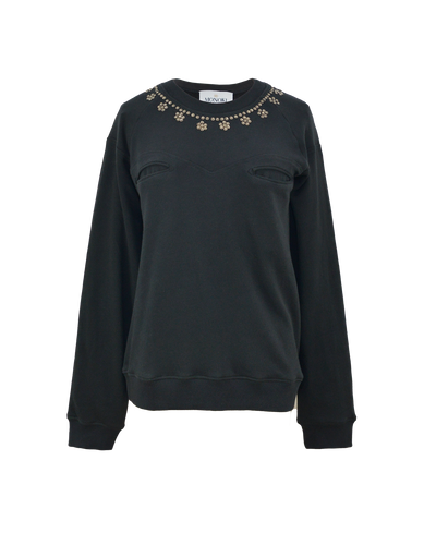 SNAP SWEATSHIRT - DARK GREY