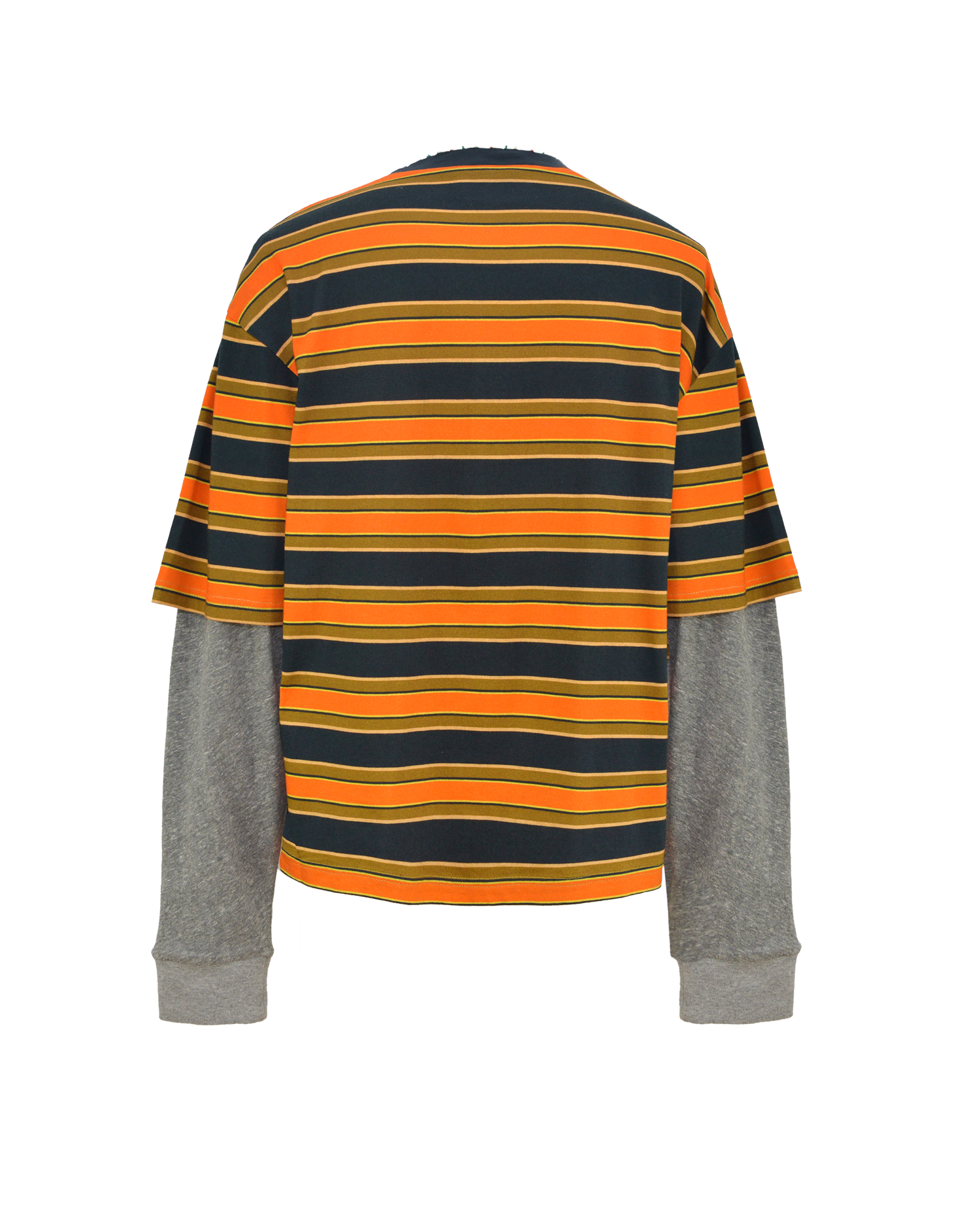 SKATER TEE - ORANGE STRIPES
