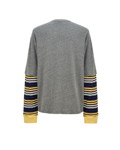 SKATER TEE - BLUE STRIPES