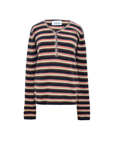 CUTIE SWEATER - CORAL WHITE