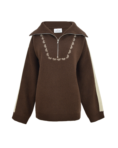 DIEGO SWEATER - BROWN