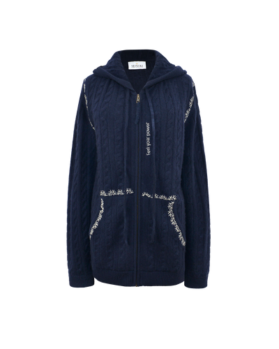 AMA HOODIE - NAVY