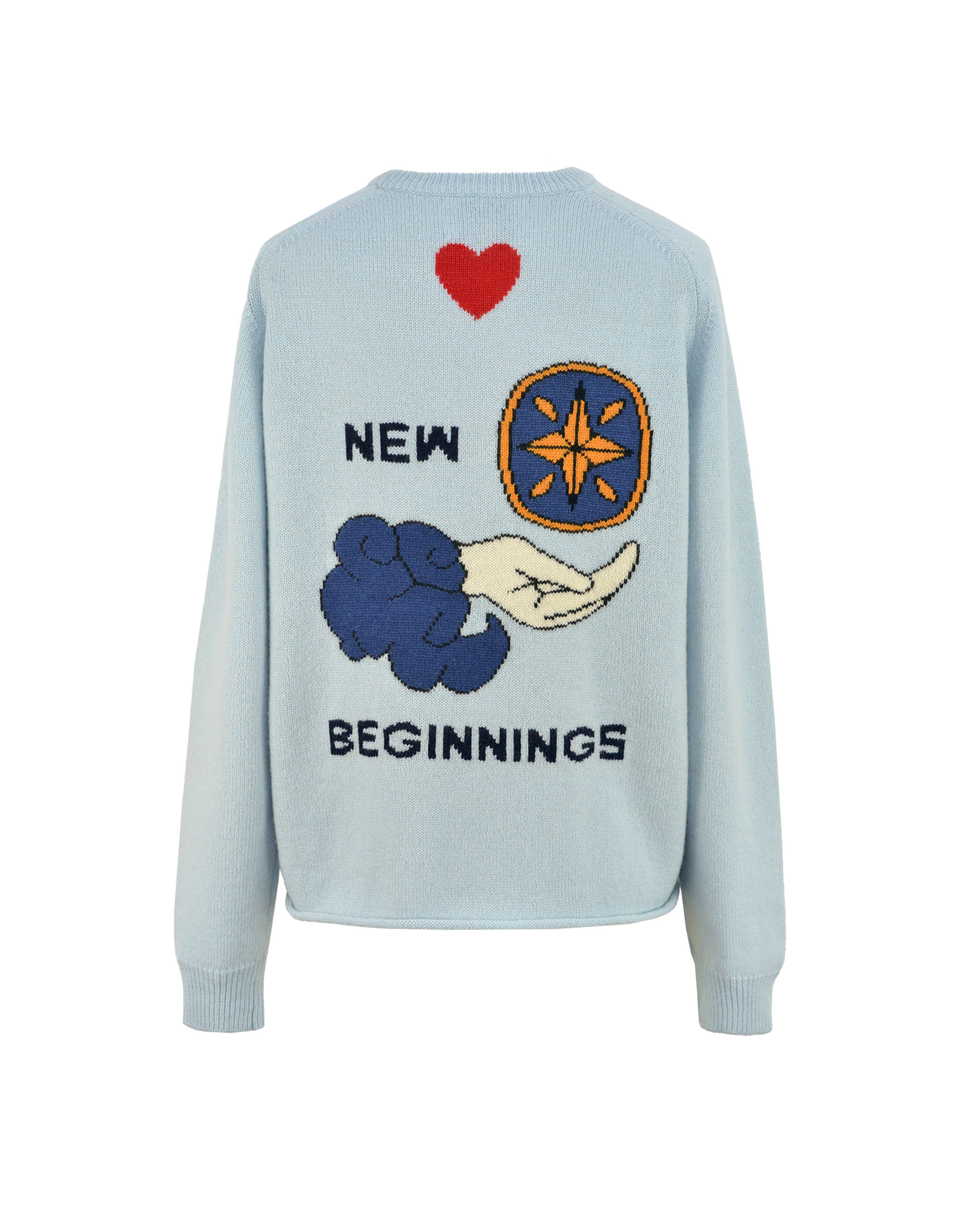 NEW BEGINNINGS SWEATER - ICE BLUE