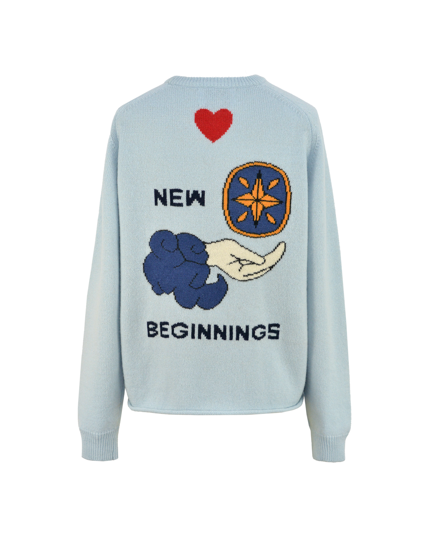 NEW BEGINNINGS SWEATER - ICE BLUE