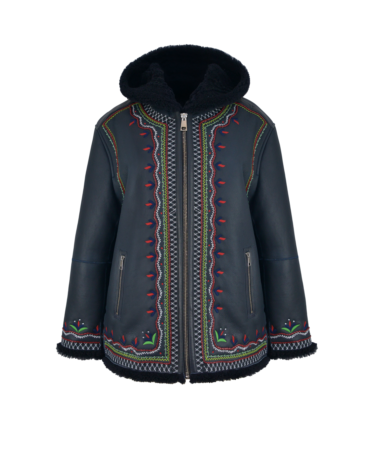 MAVERICK JACKET LONG - NAVY