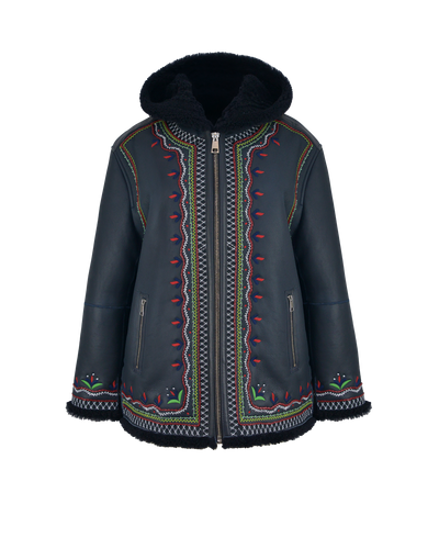 MAVERICK JACKET LONG - NAVY