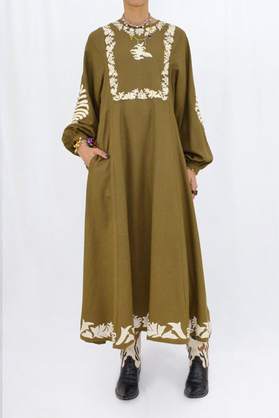 MACHA DRESS - KHAKI