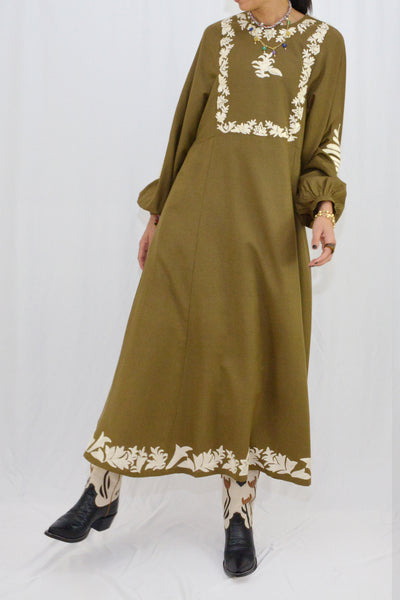 MACHA DRESS - KHAKI