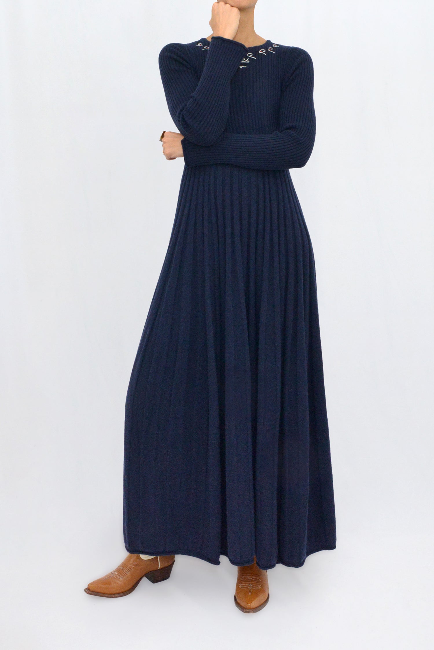 SANTI DRESS - NAVY