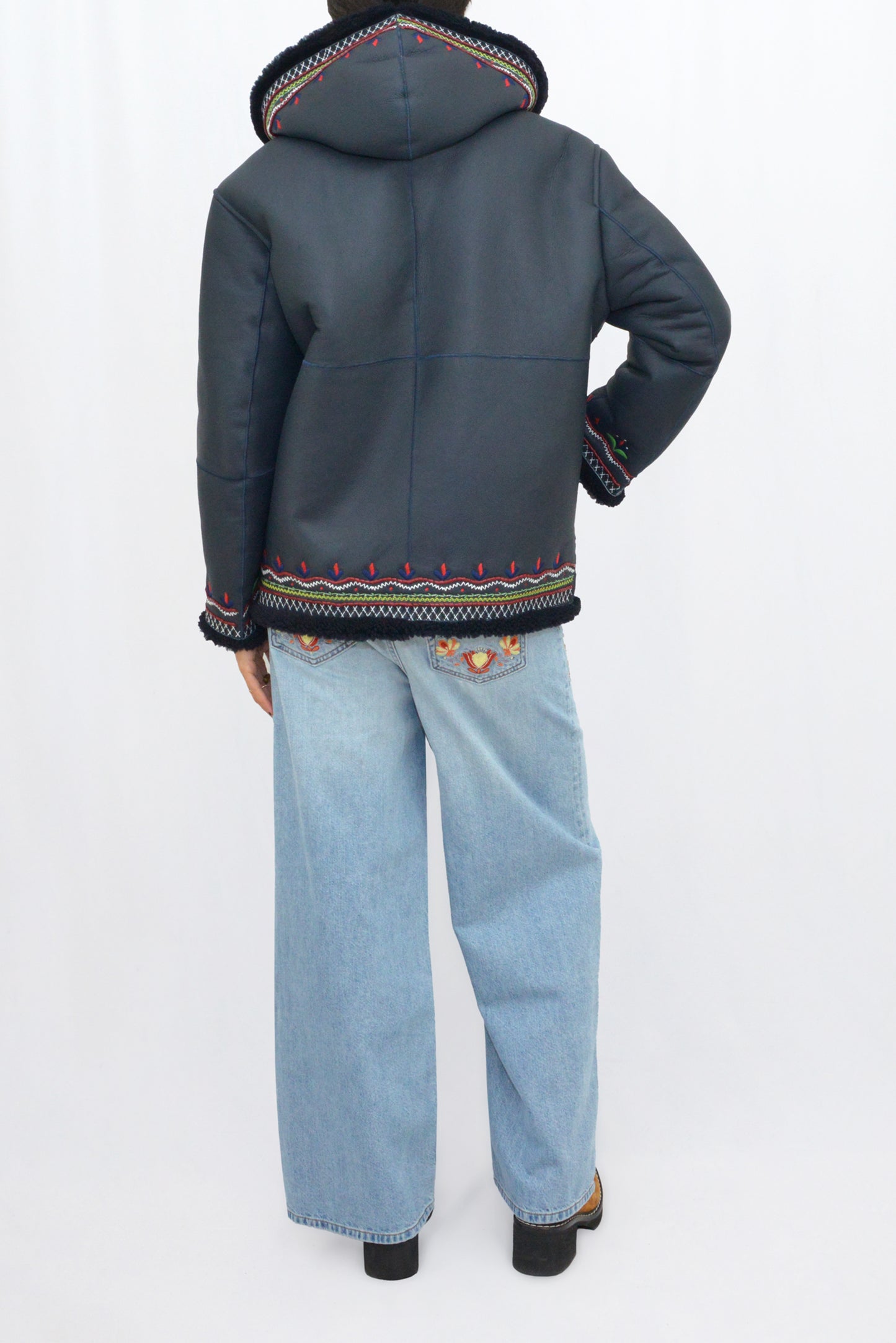 MAVERICK JACKET LONG - NAVY