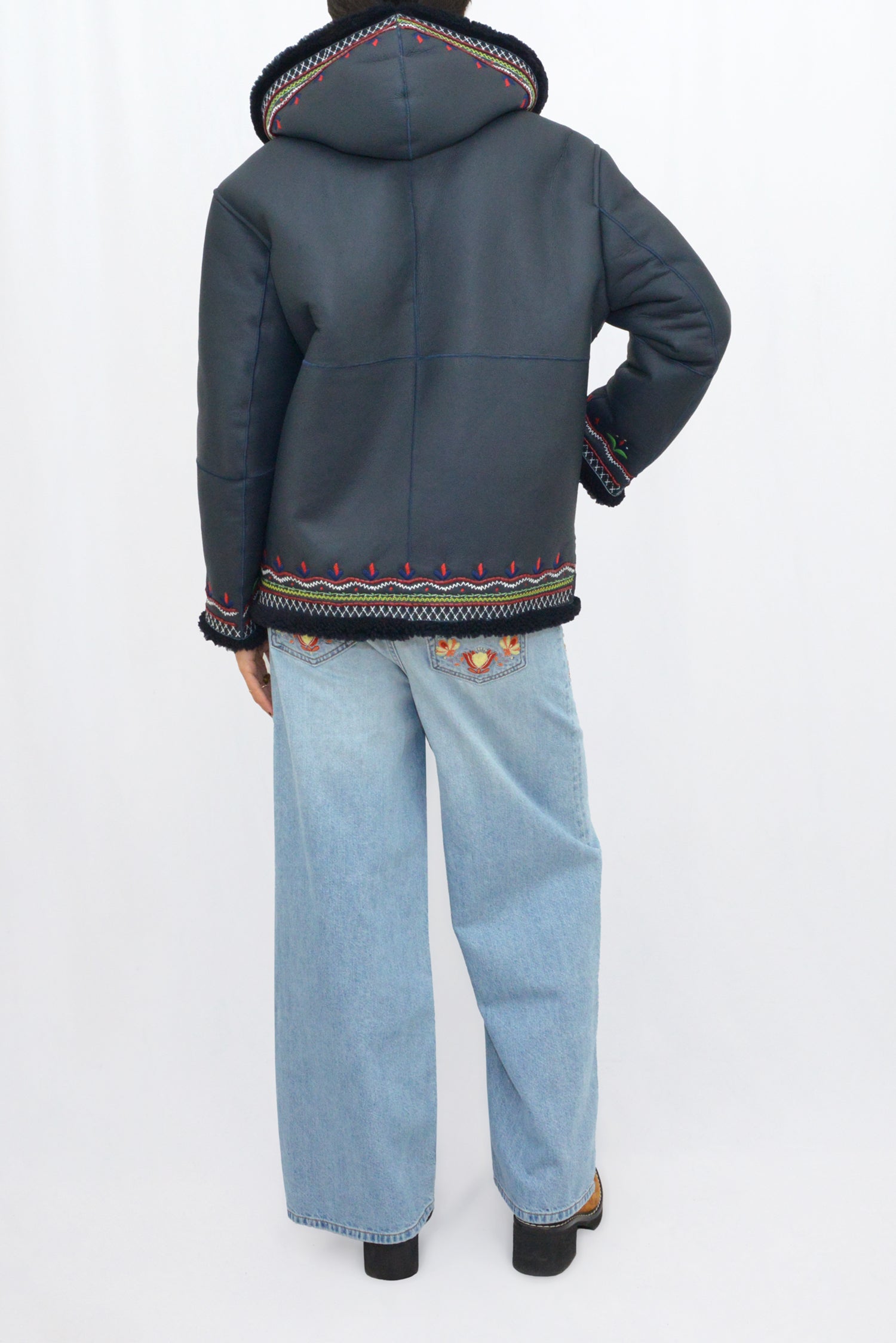 MAVERICK JACKET LONG - NAVY