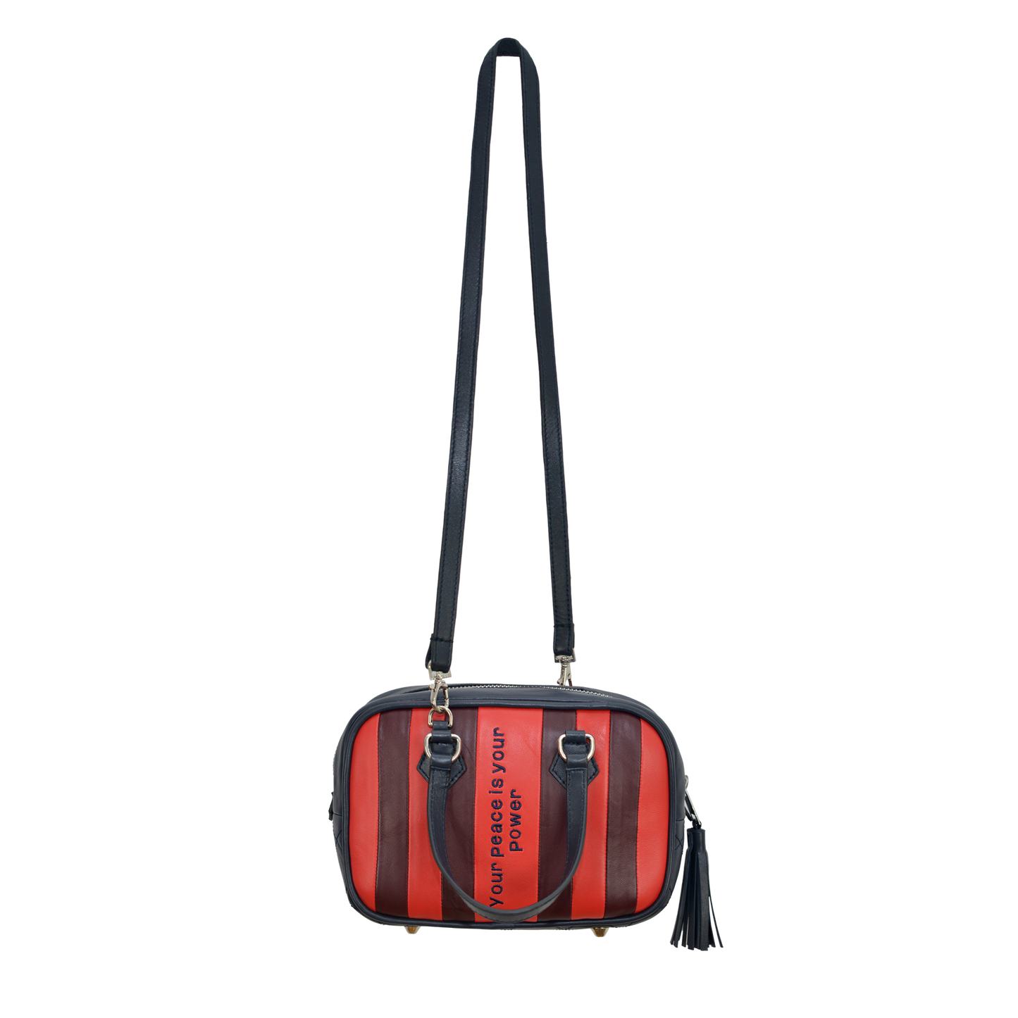 BOBBIE BAG - NAVY RED