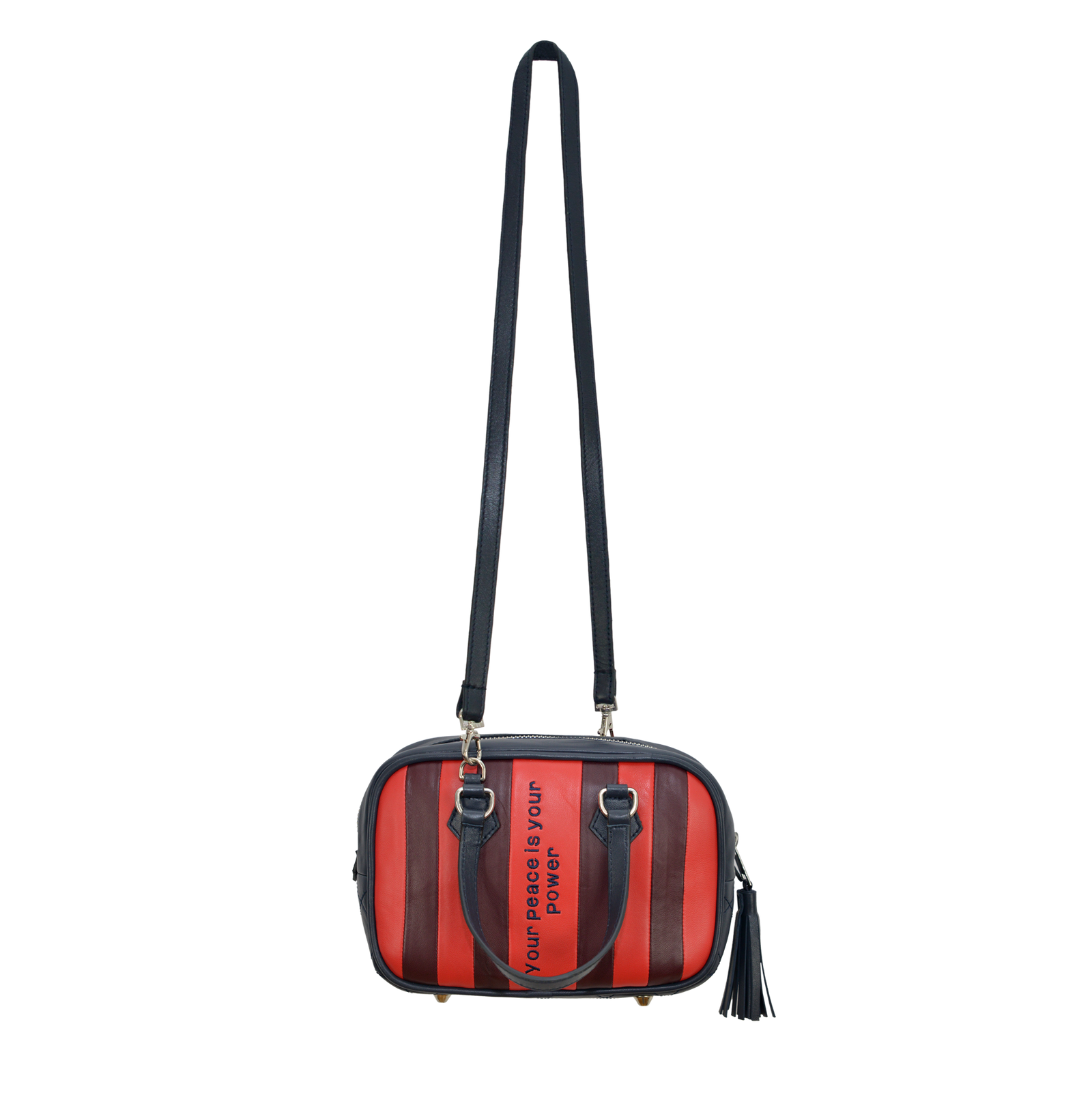 BOBBIE BAG - NAVY RED