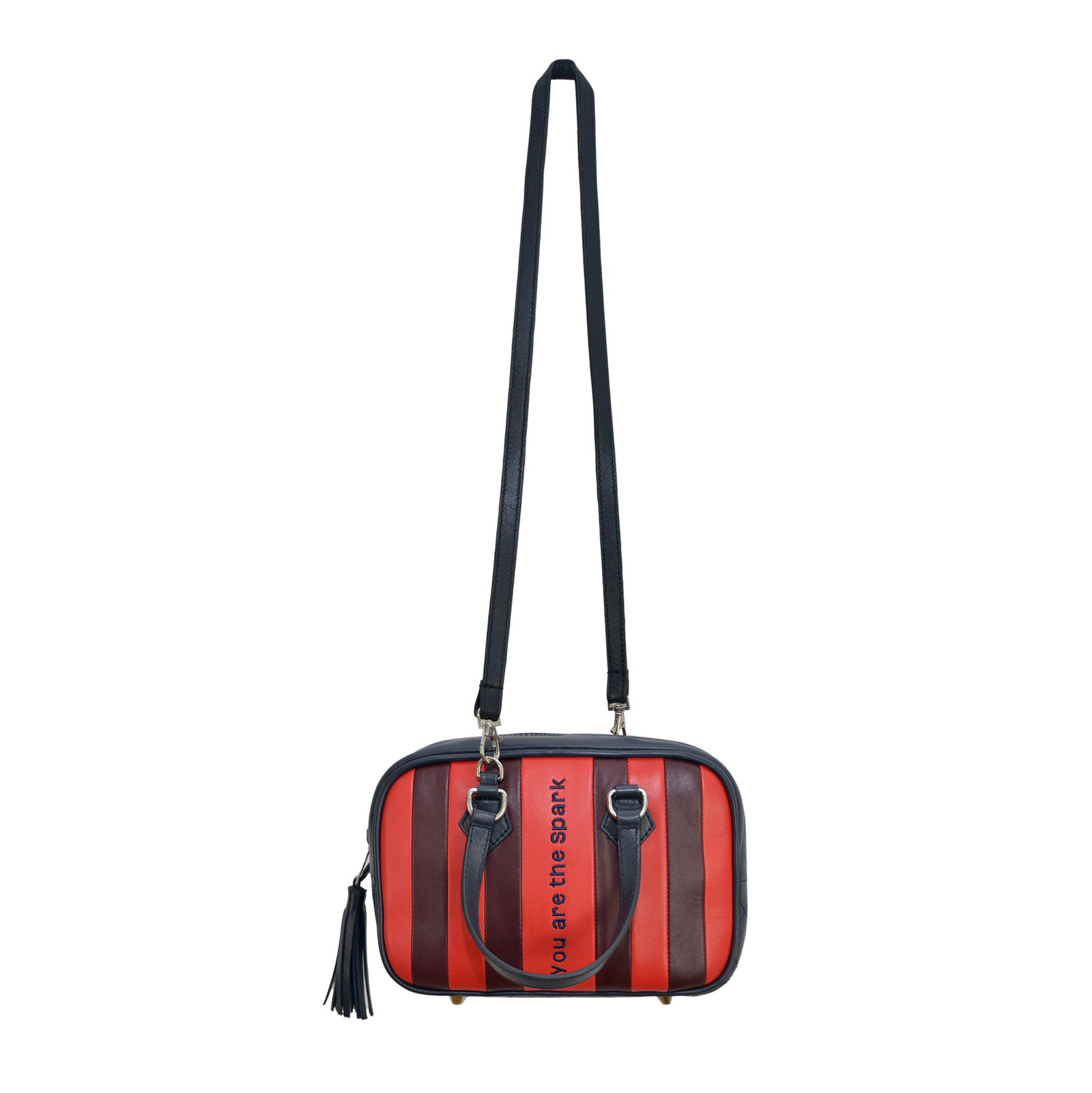 BOBBIE BAG - NAVY RED