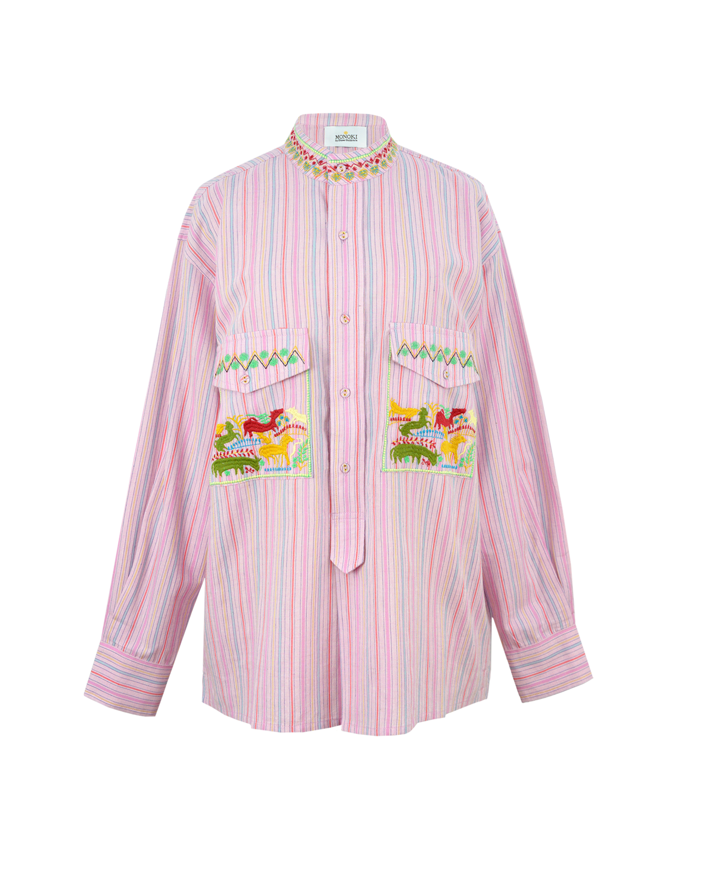 EMPOWER SHIRT - PINK STRIPES