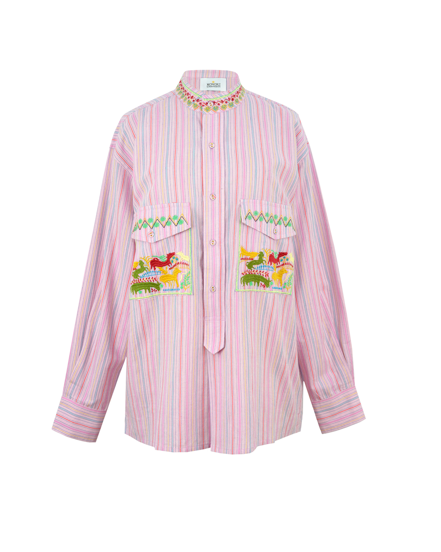 EMPOWER SHIRT - PINK STRIPES