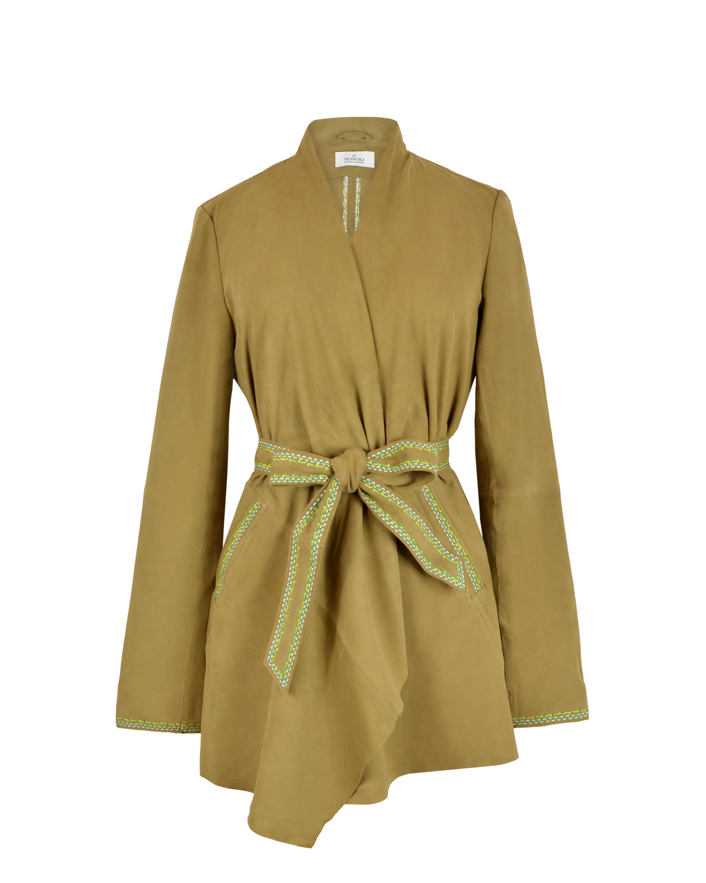 WILD SUEDE JACKET - OLIVE